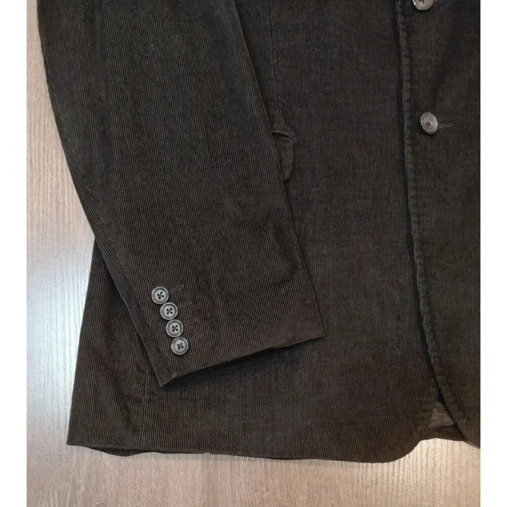 Express Design Studio Corduroy Sport Jacket 2-Button‎ Preppy Dark Academia Goth